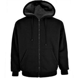 เสื้อฮู้ดขนแกะหลากสีสำหรับผู้ชาย,แจ็คเก็ตมีฮู้ด Sherpa แบบซิปรูดเต็มเสื้อสเวตเชิ้ตเสื้อใส่คลุมด้านนอกพร้อมกระเป๋าสำหรับฤดูใบไม้ผลิ - Product Image 5