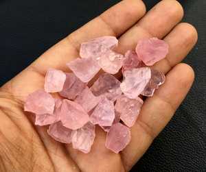 Bénédiction Way perles 10 pièces naturel brut non traité Rose Quartz pierre précieuse Rose cristaux vente en gros - Product Image 3