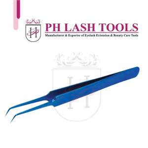 เข็มต่อขนตา10มม. 75deg,แหนบต่อขนตาเพิ่มวอลลุ่มสีน้ำเงินป้ายชื่อส่วนตัวแหนบต่อขนตาสีฟ้า - Product Image 5