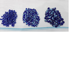 Cuentas de cristal de ojo hechas a medida, surtido de tamaños - Product Image 1