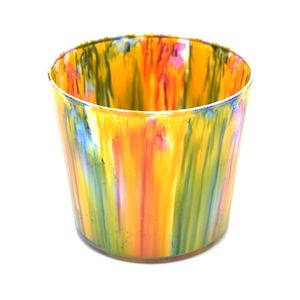 Supports votifs en métal personnalisés de haut luxe pot en verre vide lanternes de luxe pour la décoration de mariage à la maison personnalisé faisant des bougies - Product Image 1