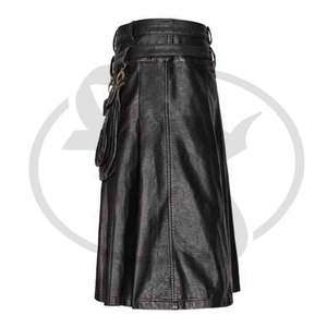 Kilt gothique confortable pour le style steampunk en alliage d'aluminium et coton acrylique laine - Product Image 3