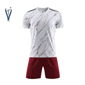 Camiseta de fútbol transpirable de secado rápido para hombre, uniforme de fútbol personalizado de alta calidad, diseño barato - Product Image 1