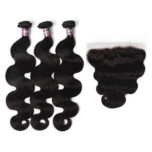 Venta al por mayor listo enviar 100 g/paquete de doble trama cabello Remy cuerpo ondulado virgen Trama humana 100% extensiones de cabello humano vietnamita - Product Image 5