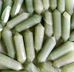 Green Aventurine Crystal Wand Double Point Natural Gemstone Pop Socket Phone Grip Tumbled Stone Bulk Wholesale Supplier - Product Image 4