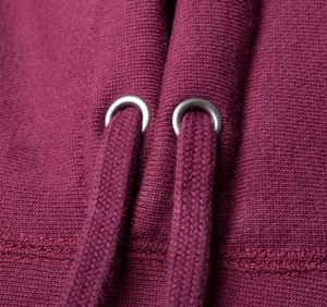 เสื้อมีฮู้ดแบบสวมหัวมีกระเป๋าผ้าฝ้ายขนแกะจิงโจ้100% ออกแบบโลโก้เสื้อผ้าย้อมสีล้วนสำหรับฤดูหนาวขายส่ง - Product Image 2