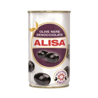 Alisa Zwarte Ontpitte Groene Olijven Gedrenkt Spanje Picholine Variëteit 340g/150g Zoet Vlezig Sappig Vers Natuurlijk 24 Maanden Middelgrote Maat