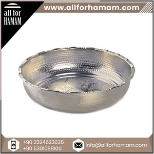 Gran oferta, cuenco redondo de latón para hammam, cobre y cromado para baño en hoteles, disponible para pedidos a granel - Product Image 4