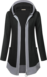 Sudadera con capucha para mujer, de alta calidad, 100% algodón, Jersey cálido de gran tamaño, logotipo personalizado, venta al por mayor - Product Image 4