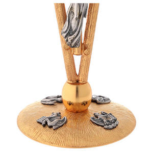 ทองเหลืองใหม่ที่มีคุณภาพสูงเชิงเทียนคริสตจักรอุปกรณ์ Brassworld อินเดีย - Product Image 4
