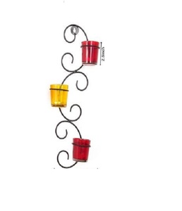 Classy Wall Hanging <b>Tealight</b> Candle <b>Holder</b> for Home Decor Glass <b>Tealight</b> <b>Holder</b> Set at wholesale price - Product Image 1