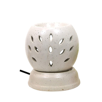 Diffuseur d'arômes électrique miniature de haute qualité, brûleur à huile en céramique artisanal |   Diffuseur d'huiles essentielles pour la fragrance d'intérieur et la décoration de la maison