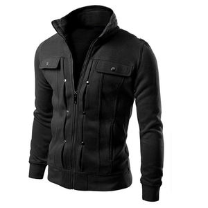 Sudadera con capucha para hombre de ajuste moderno con diseño de abertura lateral sutil Sudadera con capucha de estilo atlético para hombre con ribetes de punto acanalado - Product Image 1