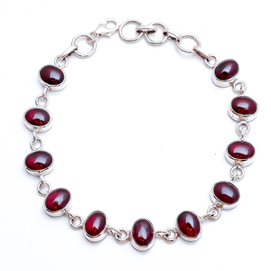 Pulsera de plata de ley 925 con gema labradorita azul, joyería hecha a mano - Product Image 2