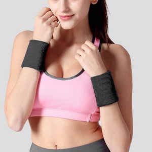 Muñequeras deportivas coloridas Muñequeras Banda para el sudor, Muñequera con LOGOTIPO personalizado - Product Image 6