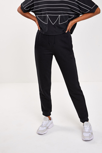 Pantalon de survêtement de style urbain pour hommes Pantalon de survêtement à taille élastique avec devant plat pour la saison d'hiver - Product Image 2
