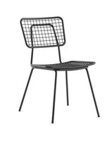 Chaise de salle à manger en fil de fer, design moderne, écologique, fabriquée à la main, fourniture directe d'usine de Foshan, décoration intérieure