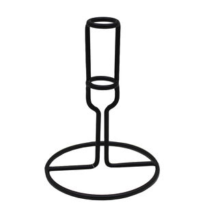 Bougeoir en fil de fer couleur or décoration éclair placage en laiton taille Standard bougeoir pour salon décoration de la maison - Product Image 3