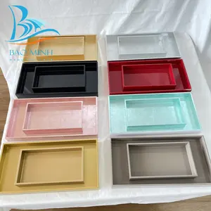 Hotel and resort luxury lacquer serving tray