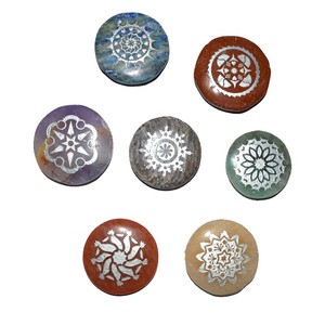 Vente en gros de cristaux de pierres précieuses naturelles à 7 chakras, ensemble cadeau de pierres de guérison, pierres semi-précieuses pour l'artisanat - Product Image 5