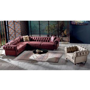 Chesterfield – canapé en velours vert pour la maison, nouveau Style de canapé Chesterfield pour vos meubles de salon - Product Image 6