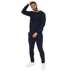 Survêtement pour homme, Jogging, sweat-shirt à capuche en coton, vierge, fermeture éclair complète, vêtements de haute qualité, marque - Product Image 5