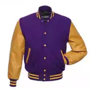 Unisex Custom Varsity Letterman Jacket Plus Size Breathable Design for Winter Low MOQ Ready to Ship - Product Image 1
