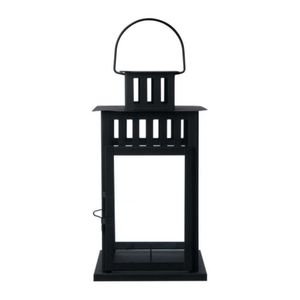 Hot Selling Trending Floor Stainless Steel Decorative <b>Lantern</b> With Glass Black Finishing <b>Tealight</b> and Light - Product Image 3