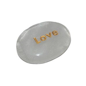 Commande en ligne pour pierre gravée Quartz cristal, amour gravé, à bas prix - Product Image 1