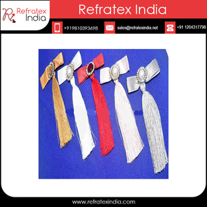 Flecos de borlas con lazo de cinta para ropa, borlas decorativas para cortinas, borlas para bolsa, novedad - Product Image 2