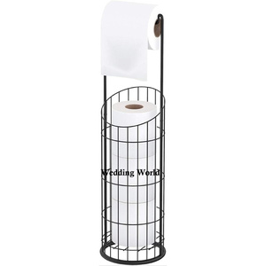 ที่ใส่กระดาษทิชชู่โลหะแบบกำหนดเอง,ที่ใส่ผ้าเช็ดปากแฟนซีเคลือบผงสีดำ - Product Image 4