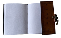 Journal relié en cuir véritable gaufré Dragon Game Of Thrones avec fermoir vintage Carnet de notes vierge Livre de l'ombre Journal