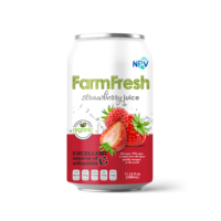 Vente en gros de jus d'ananas de marque tropicale NPV de haute qualité 330ml Meilleure saveur de jus de fruits naturel séché à l'eau du fournisseur