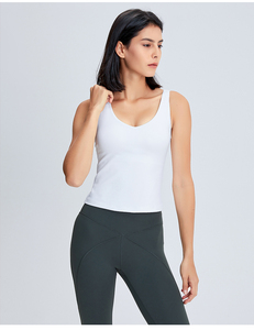 Manufacturer New fashion hollow out back women fitness tank <b>top</b> gym sports Tank <b>Top</b> - Product Image 3