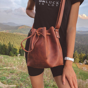 Bags for Women,Genuine Leather Bag for Women,Womens Bag Leather,Bucket Bag Leather,Leather Crossbody Bag Women Handmade,Bucket B - Product Image 1