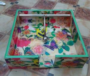 Bandeja de servir y almacenamiento de MDF con acabado en madera esmaltada e impresa, lacada, para bodas, fiestas y eventos, plato de servir hecho a mano, precio al por mayor - Product Image 4