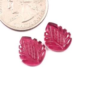 Increíble Turmalina Rosa Natural Bio de Sarim International, Tallada a Mano en Forma de Pera, Tamaño 12x14mm, 1 Par, 8.60 Quilates +AAA, Piedra Natural - Product Image 1