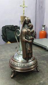 รูปปั้นพระแม่มารีโลหะสำหรับตกแต่งบ้าน - Product Image 3