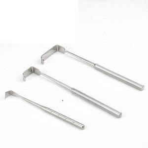 Outils manuels à double usage en acier inoxydable approuvés CE pour paupières ensemble de 10 pièces crochets de ciseau à tirer sur les os nasaux chirurgie plastique - Product Image 3