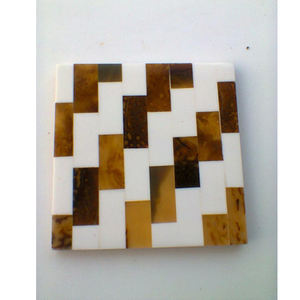 Top classement caboteur dernière conception mop incrustation en résine thé servant caboteur vaisselle napperon sous-verres prix usine - Product Image 3