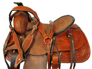 Sillín de barril de cuero genuino de alta calidad Y & Z, equitación inglesa de calidad Premium, precio de venta completo disponible, caballo ecuestre - Product Image 2