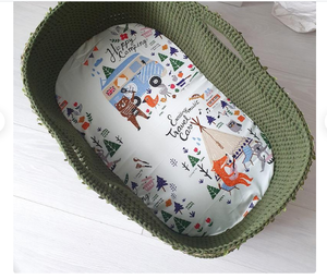 100 Cotton Jersey Knit <b>bassinet</b> Sheet for Standard Crib and Toddler Mattresses Plain Accessories Anti Technics Style Fabric - Product Image 2