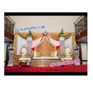 ชุดเฟอร์นิเจอร์เวทีงานแต่งงานของชาวมุสลิม,เฟอร์นิเจอร์เวทีงานแต่งงานแบบดั้งเดิมการแต่งงานสมัยใหม่เฟอร์นิเจอร์ที่สวยงาม - Product Image 1