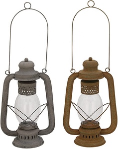 Metal Glass Vintage Lantern un buen interior fiestas al aire libre boda cualquier tipo de ocasión producto decorativo Personalización - Product Image 5