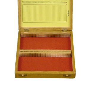 Cby 054 trong; 10122740 bằng gỗ Kính hiển vi trượt hộp cao cấp y tế phòng thí nghiệm nghiên cứu dụng cụ OEM kính phòng thí nghiệm hàng tiêu dùng - Product Image 1