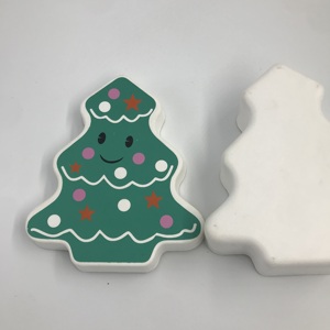 Arbre de Noël Forme Moulée Personnaliser X'mas Décoration Bagasse Papier Remplacer Réutilisable En Plastique Biodégradable Recyle SnackBox Cas - Product Image 6