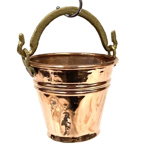 Ensemble de jardinières de jardin en cuivre pur pour la maison et la pépinière extérieures faites à la main en Inde Pots de fleurs et jardinières - Product Image 1