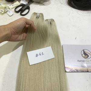 Cabello humano 100% natural vietnamita, máquina de doble trama, pelo de color claro, cutícula, 8-34 pulgadas, Original - Product Image 5