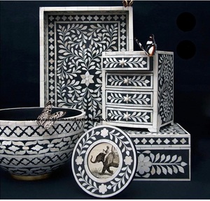 ชุดของตกแต่งกล่องกระดาษทิชชู่แบบทรงกลม,กรอบตกแต่งลิ้นชักหน้าอกขนาดเล็กสำหรับตกแต่งบ้าน - Product Image 1