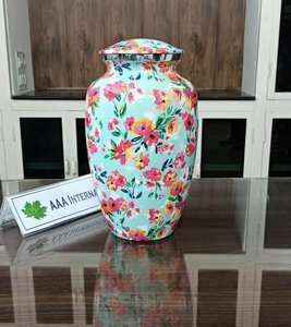 Urna de Metal funeraria para adultos, urna de cremación humana antigua de latón, de fabricante fiable - Product Image 3